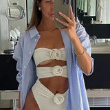 Isla Rose Cut-Out Badeanzug