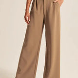 Seabourne Pleated Wide-Leg Hose