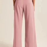 Seabourne Pleated Wide-Leg Hose