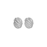 Silver Flow Twist Ohrringe
