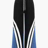 Striped Patchwork Joggers