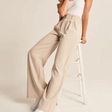 Vista Lane Tailored Wide-Leg Hose