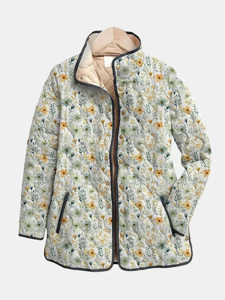 Brigitte | Gesteppte Jacke im Landhausstil – Landhaus-Creme