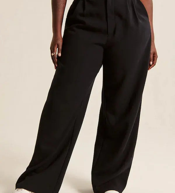 Seabourne Pleated Wide-Leg Hose