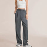 Vista Lane Tailored Wide-Leg Hose