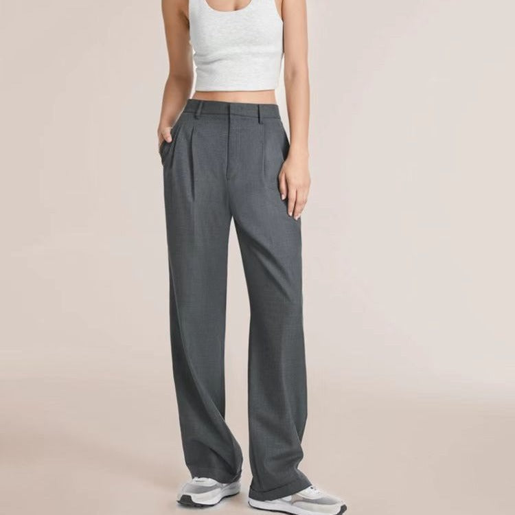 Vista Lane Tailored Wide-Leg Hose