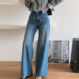 Reve High-Rise Wide Leg Jeans