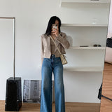 Reve High-Rise Wide Leg Jeans