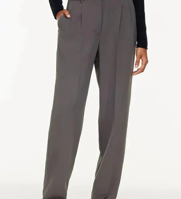Seabourne Pleated Wide-Leg Hose