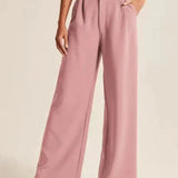 Seabourne Pleated Wide-Leg Hose