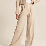 Seabourne Pleated Wide-Leg Hose