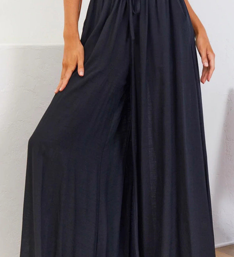 Willow Dune Wide-Leg Drawstring Hose