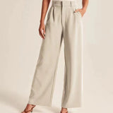 Vista Lane Tailored Wide-Leg Hose