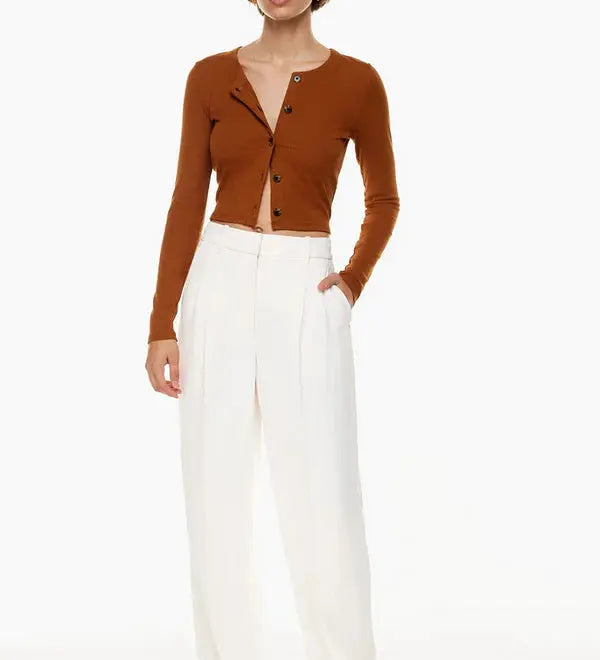 Seabourne Pleated Wide-Leg Hose