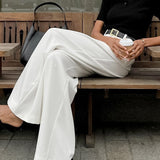 Thea High-Waisted Wide Leg Trousers