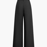 Thea High-Waisted Wide Leg Trousers