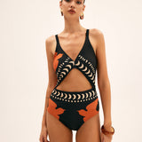 Palm Cove Sheer Überwurf Skirt And Swim Suit