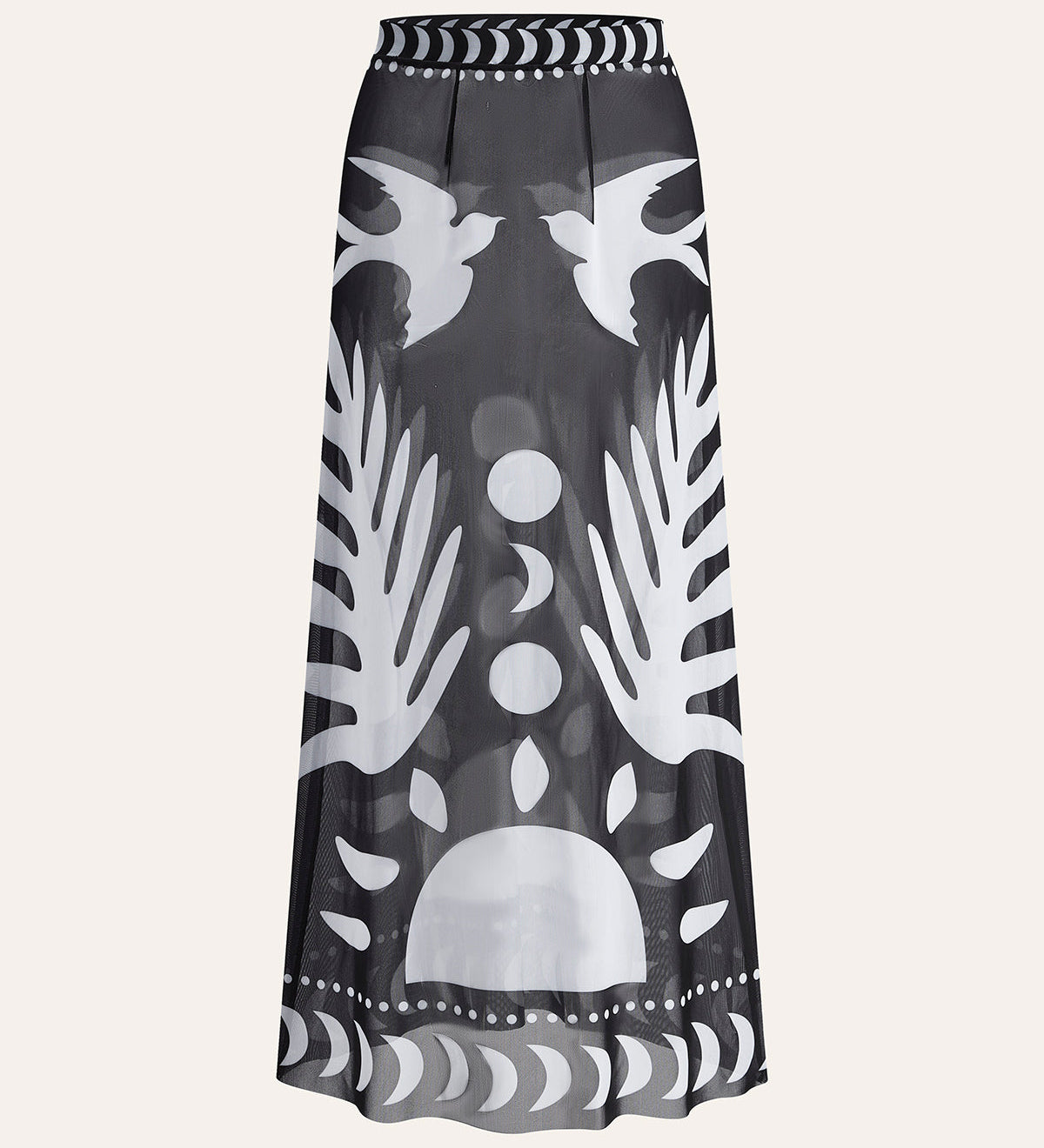 Palm Cove Sheer Überwurf Skirt And Swim Suit