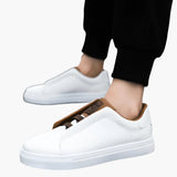 Low men's baskets with lace-up closure