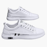 Men's lace-up baskets with flat sole