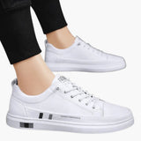 Men's lace-up baskets with flat sole
