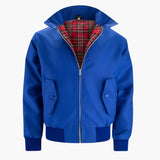 Men's Bomber Jacke with Ribbed Hem