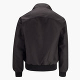 Men's Bomber Jacke with Ribbed Hem