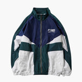 Men's bomber Jacke with embroidered front