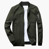 Men's bomber Jacke with pocket on the sleeve