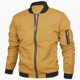 Men's bomber Jacke with zippered pocket