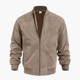 Men's bomber Jacke with ribbed cuffs