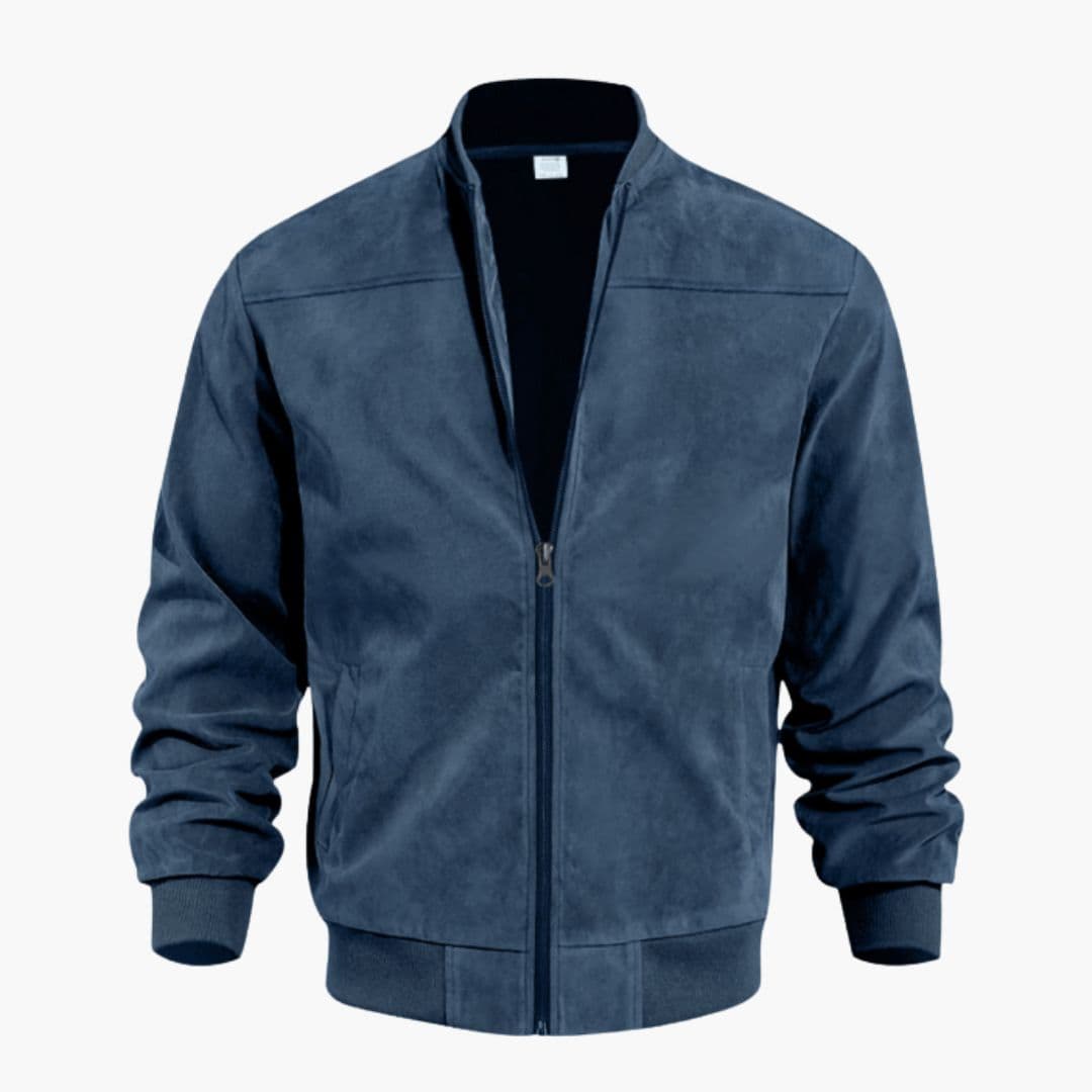 Men's bomber Jacke with ribbed cuffs