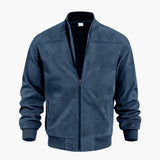 Men's bomber Jacke with ribbed cuffs