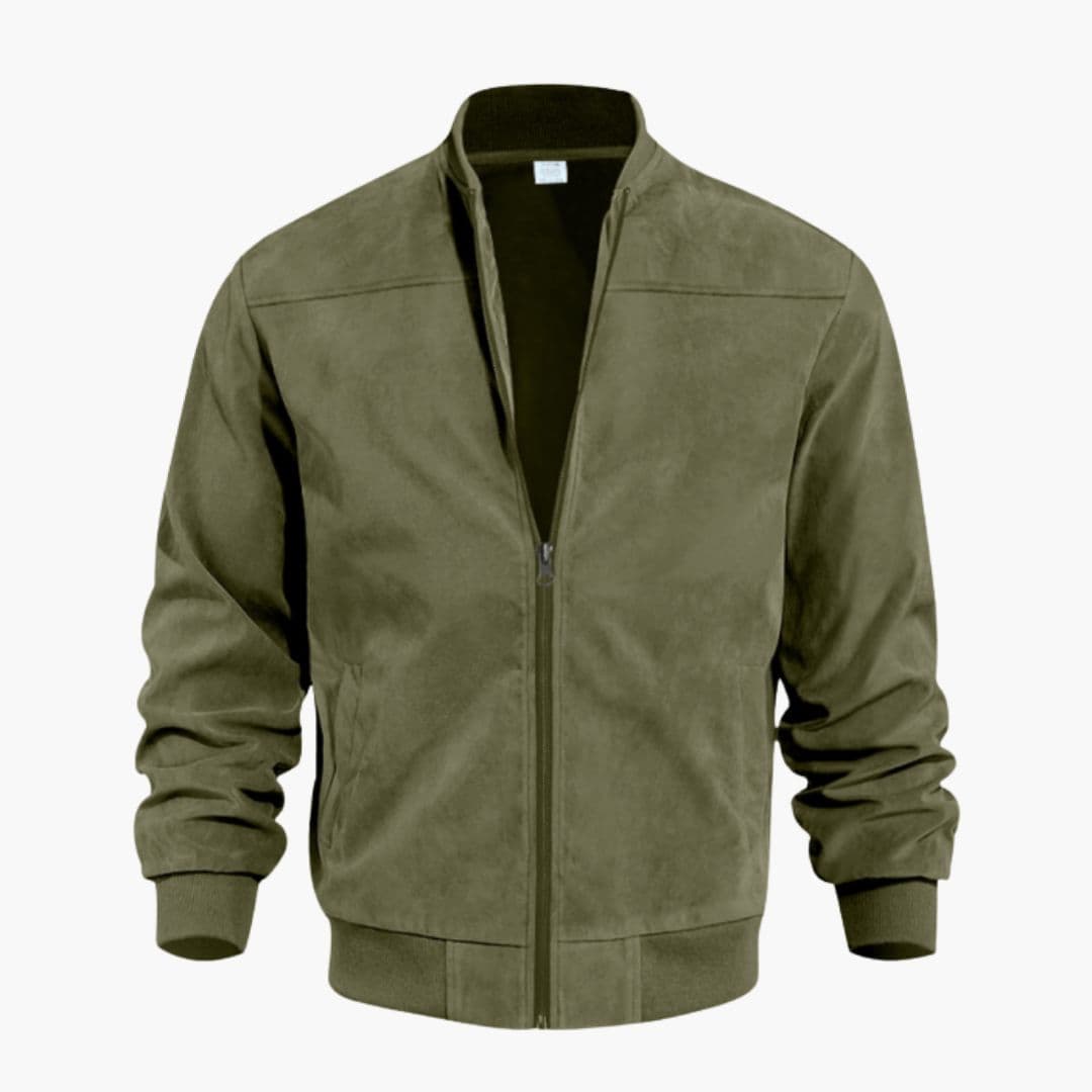 Men's bomber Jacke with ribbed cuffs