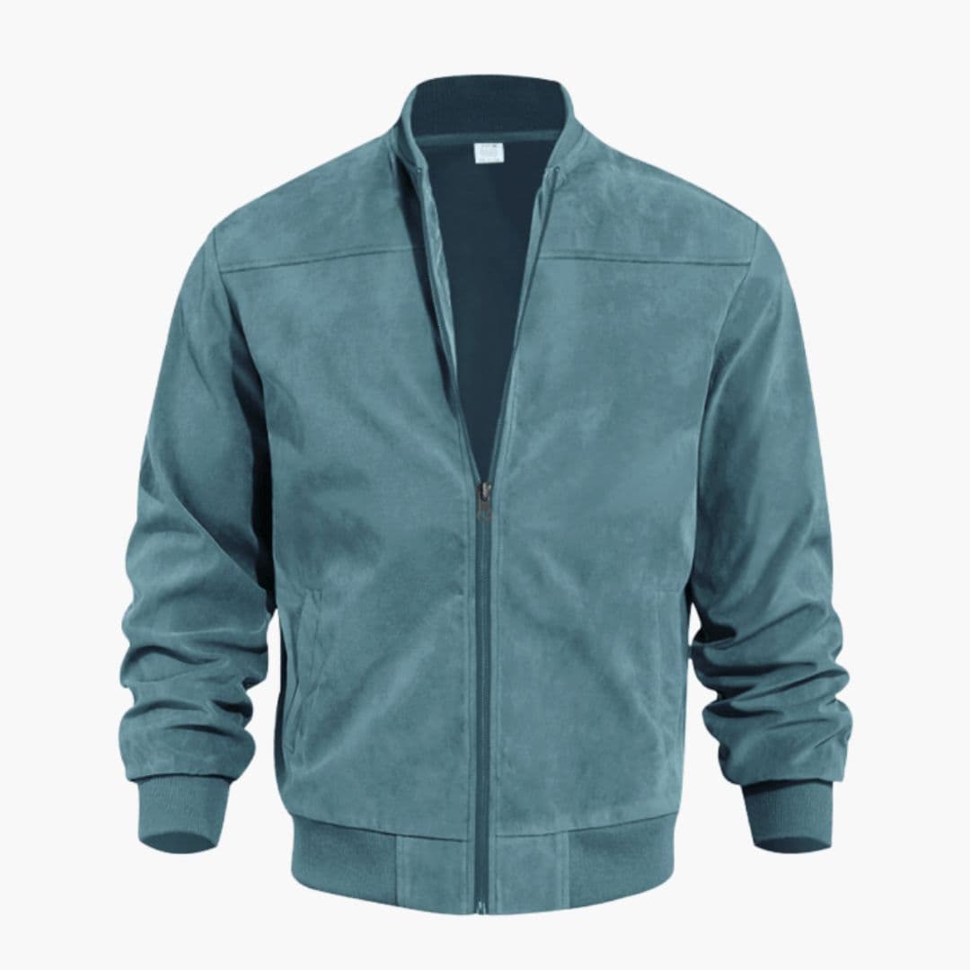 Men's bomber Jacke with ribbed cuffs