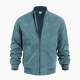 Men's bomber Jacke with ribbed cuffs