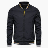 Classic men's bomber Jacke with ribbed finishes