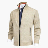 Men's Jacke with stand-up collar