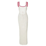 Maribel Coastal Knit Maxi Kleid