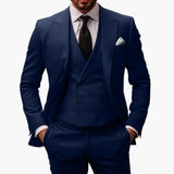 Men's Classic 3-Piece Suit with Jacke, Vest, and Hose