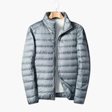 Men's Down Jacke with Stand-up Collar