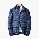 Men's Down Jacke with Stand-up Collar