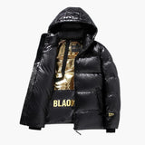 Men's down Jacke with zip closure