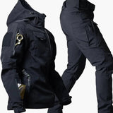Men's outdoor set with zip-up Jacke and straight Hose