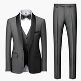 Men's tuxedo set with shawl collar Jacke and vest