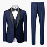 Men's tuxedo set with shawl collar Jacke and vest