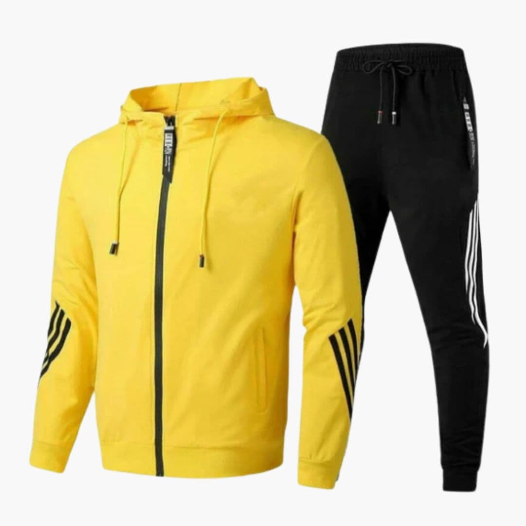 Men's tracksuit set with hooded Jacke