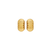 Golden Hollow Hoop Ohrringe