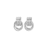Silver Petite Knot Ohrringe