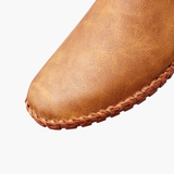 Slip-on men's moccasins with stitched sole